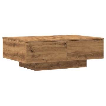  Coffee Table Artisan Oak 90x60x31 cm Engineered Wood