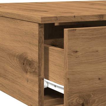  Coffee Table Artisan Oak 90x60x31 cm Engineered Wood