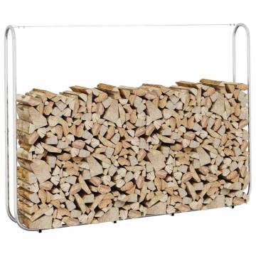  Firewood Rack with Steel Wire 200x25x150 cm Galvanised steel