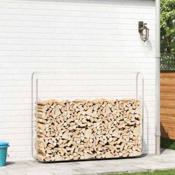  Firewood Rack with Steel Wire 200x25x150 cm Galvanised steel