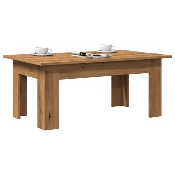  Coffee Table Artisan Oak 100x60x42 cm Engineered Wood