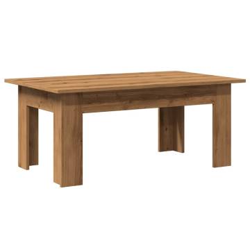  Coffee Table Artisan Oak 100x60x42 cm Engineered Wood