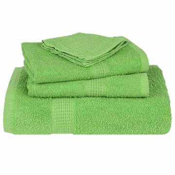  Guest Towels 2 pcs Apple Green 30x50 cm 360 gsm 100% Cotton