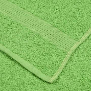  Guest Towels 2 pcs Apple Green 30x50 cm 360 gsm 100% Cotton