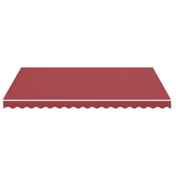 Replacement Fabric for Awning Burgundy Red 4x3 m