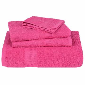  Sauna Towels 2 pcs Pink 80x200 cm 360 gsm 100% Cotton