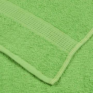  Guest Towels 4 pcs Apple Green 30x50 cm 360 gsm 100% Cotton