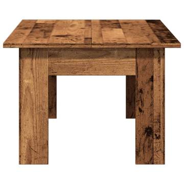  Coffee Table Old Wood 100x60x42 cm Engineered Wood