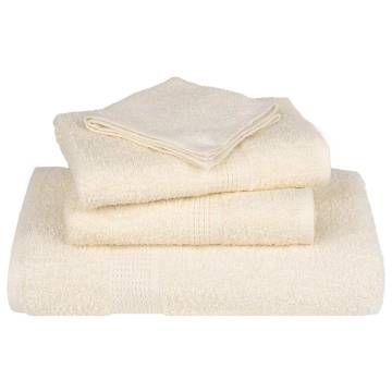  Sauna Towels 2 pcs Cream 80x200 cm 360 gsm 100% Cotton