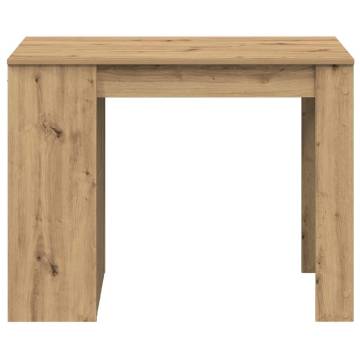  Desk with Drawer and Shelf Artisan Oak 102x62x77.5 cm Engineered Wood