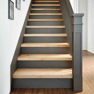  Stair Treads 4 pcs Untreated 70x25x2 cm Solid Wood Oak