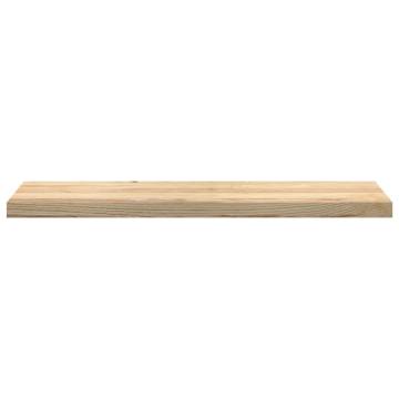  Window Sills 2 pcs Untreated 100x30x2 cm Solid Wood Oak