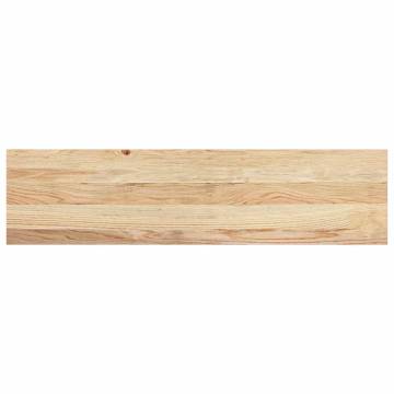  Window Sills 2 pcs Untreated 100x30x2 cm Solid Wood Oak