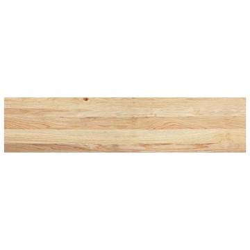  Stair Treads 4 pcs Untreated 110x30x2 cm Solid Wood Oak