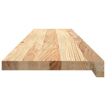  Stair Treads 4 pcs Untreated 110x30x2 cm Solid Wood Oak