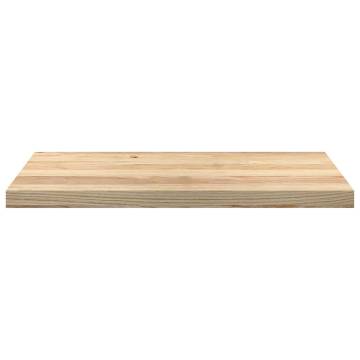  Window Sills 2 pcs Untreated 80x40x2 cm Solid Wood Oak