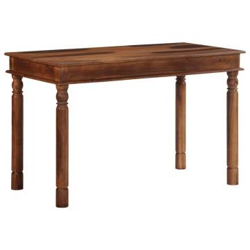  Dining Table 120x60x77 cm Solid Wood Acacia