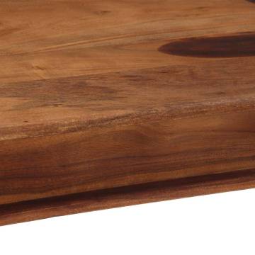  Dining Table 120x60x77 cm Solid Wood Acacia