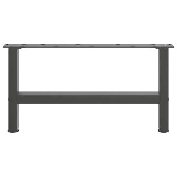  Coffee Table Legs Anthracite 2 pcs 30×70 cm Steel