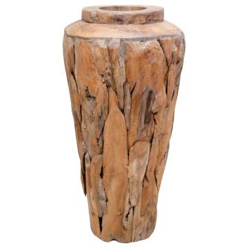  Decoration Vase 40x60 cm Solid Teak Wood