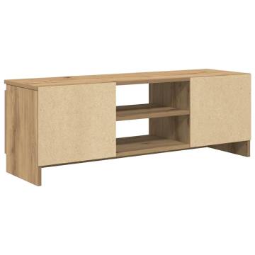  TV Cabinet Artisan Oak 102x30x36 cm Engineered Wood