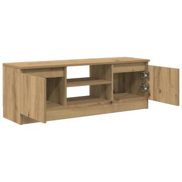  TV Cabinet Artisan Oak 102x30x36 cm Engineered Wood