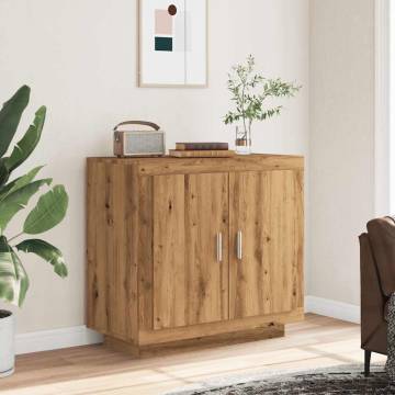  Sideboard Artisan Oak 80x40x75 cm Engineered Wood