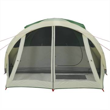  Family Tent Tunnel 6-Person Green Waterproof