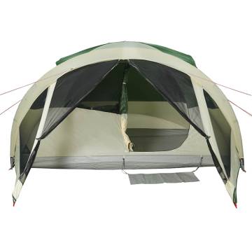  Family Tent Tunnel 6-Person Green Waterproof