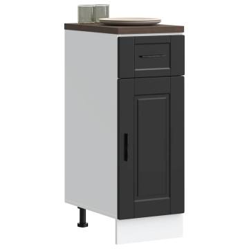  Kitchen Base Cabinet Porto Black Engineered Wood