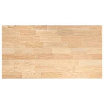  Kitchen Worktop 120x63.5x2.7 cm Solid Wood Oak Rectangular