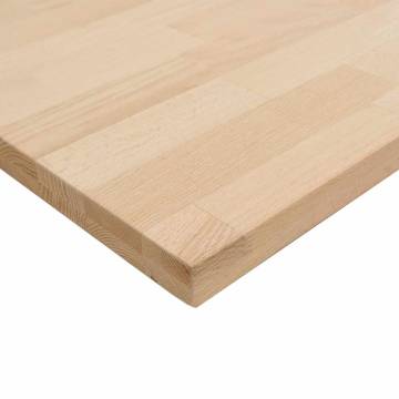  Kitchen Worktop 120x63.5x4 cm Solid Wood Oak Rectangular