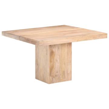  Dining Table 120x120x77 cm Solid Mango Wood