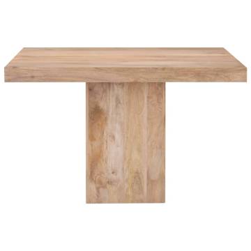  Dining Table 120x120x77 cm Solid Mango Wood