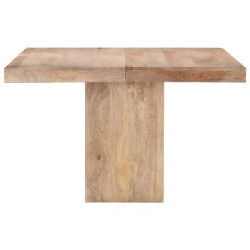  Dining Table 120x120x77 cm Solid Mango Wood