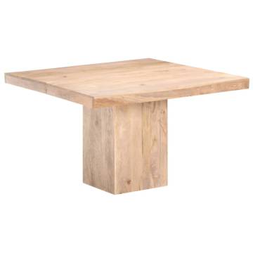  Dining Table 120x120x77 cm Solid Mango Wood