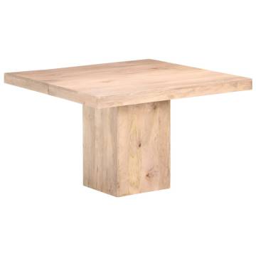  Dining Table 120x120x77 cm Solid Mango Wood