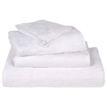  8 Piece Towel Set White 360 gsm 100% Cotton