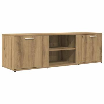  TV Cabinet Artisan Oak 120x34x37 cm Engineered Wood