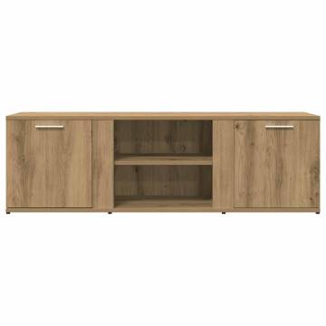  TV Cabinet Artisan Oak 120x34x37 cm Engineered Wood