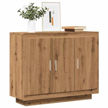  Sideboard Artisan Oak 92x35x75 cm Engineered Wood