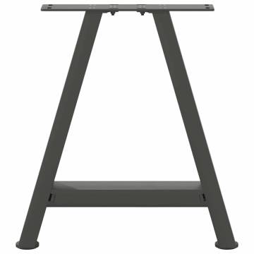  Coffee Table Legs A-Shaped 2 pcs Anthracite 38x(42-43) cm Steel