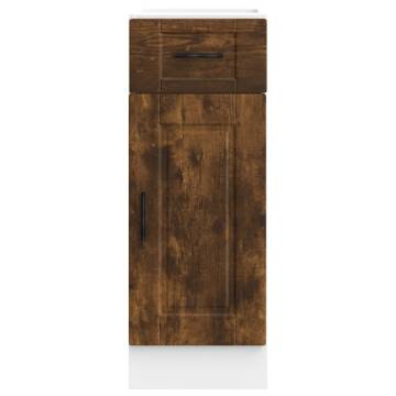  Kitchen Base Cabinet Porto Smoked Oak Engineered Wood