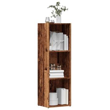  Book Cabinet Old Wood 36x30x114 cm Engineered Wood