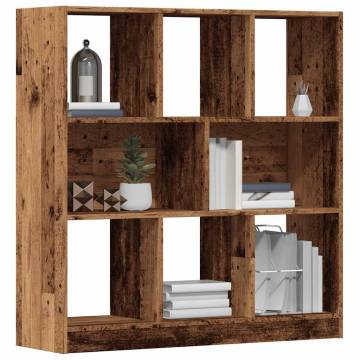  Book Cabinet Old Wood 97.5x29.5x100 cm Engineered Wood