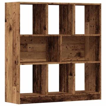  Book Cabinet Old Wood 97.5x29.5x100 cm Engineered Wood