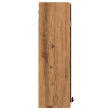  Bathroom Mirror Cabinet Artisan Oak 64x20x66.5 cm Engineered Wood