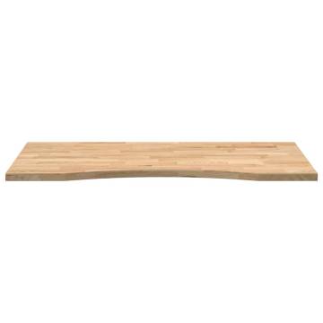  Desk Top Untreated 100x50x2.5 cm Solid Wood Oak Rectangular