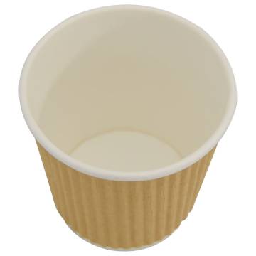  Paper Coffee Cups 1000 pcs 4oz 100ml Brown