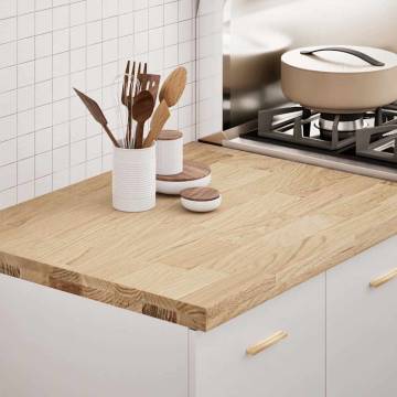  Kitchen Worktop 80x63.5x4 cm Solid Wood Oak Rectangular